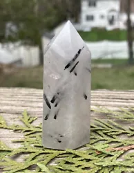 NOTE: The Black Tourmalinated Quartz Crystal wand you see in my photos is the exact one you will receive. WEIGHT: 64g....