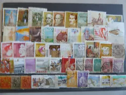 LOT de 50 timbres oblitérés. Bonnes enchères !