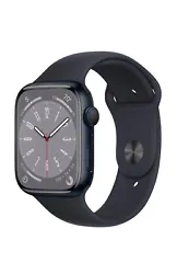Apple Watch Series 8 45mm GPS Midnight w/ M/L Midnight Sports Band MNUL3LL/A. 🚨Buy With Confidence 100% Feedback...