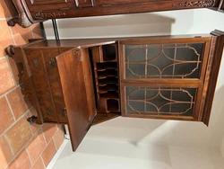 3 drawer wood secretary desk. Great condition. 