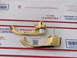 1963 1964 Chevy Impala 24k Gold Plated Door Handles. Condition is New. Come with mounting screws and gaskets. IG:...