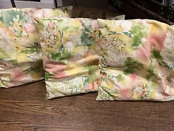 Decorative Pillow 15x15x3” Thick Soft￼ & fluffy throw pillows￼ Greens Yellow Etc. These pillows are very soft and...