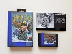Vends jeu complet The Adventures of Batman and Robin (Custom). Version PAL.