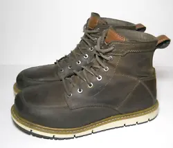 Keen Utility San Jose Aluminum Toe Brown Leather Work Boots.