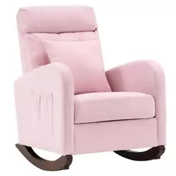 The modern ergonomic rocking chair provides strong support for your entire body. The high backrest provides you with...