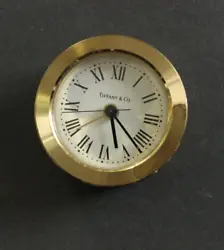 Tiffany & Co. Not in Tiffany box. Clock with Alarm and Second Hand. Made in Germany. See pictures.