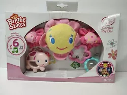 Bright Starts Pretty In Pink Carrier Toy Bar 