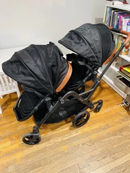 Contours Curve V2 Convertible Tandem Double Baby Stroller & Toddler Stroller - 360 Turns, Easy Handling Over Curbs,...