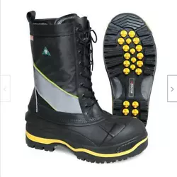 BAFFIN POLA-MP01-BK2 Constructor Winter Boots. Footwear Sole Pattern Lug. Footwear Width EE. Height 13 in. Toe Type...
