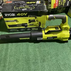 Ryobi RY40470VNM 40v Cordless Jet Fan Blower -Whisper-TOOL ONLY-FREE SHIPPING. UsedGood condition!Tool only No battery...