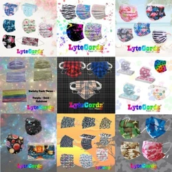Standard Disposable Style Face Protection Mask. Stop the spread of those nasty germs, and look good while doing it!...