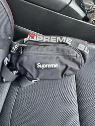 Supreme Waist Bag SS18 Fanny Pack Brand - Black. Price negotiable STEAL $$Like new