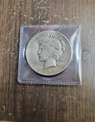 1921 Peace Dollar -  Key Date - Rare Silver Dollar! No reserve, happy bidding!