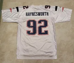 Selling Albert Haynesworth #92 New England Patriots NFL Football Reebok Jersey Mens Size M Medium. You can see the...