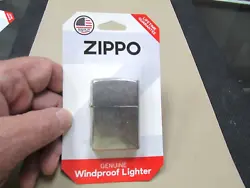 Zippo - Windproof Lighter, Street Chrome (207-BP) - New In Package - Made in USA
