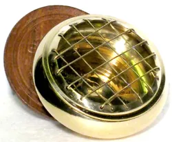 A small brass incense burner for use with charcoal & burning resin, granular or powder incense.