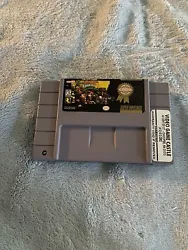 Donkey Kong Country 2: Diddys Kong Quest - Super Nintendo SNES Authentic Good working game. Selling as I sold my...