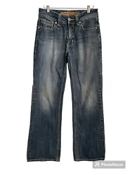 Rock & Roll Cowboy Mens Jeans 29x30 Double Barrel Bootcut Relaxed. See pictures for measurements and more details.2C