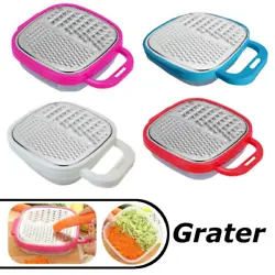 High Quality Box Grater with stainless steel plate-Mix Colors. 1: Plastic Box 2-Way Grater with stainless steel plate....