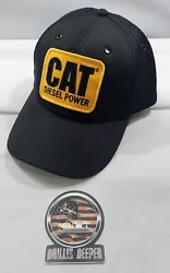 Very hard to find Diesel Power Caterpillar old Logo hat and stickers. The hat has never been worn and will be a nice...