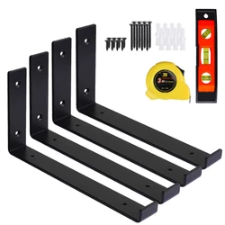 ✔Our Floating Shelves Brackets are made of Heavy Duty Industrial Steel. For DIY Projects Kindly Consider size of...
