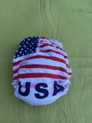 Loveybums Large Sky Blue /American Flag Tie Dye Recycled T-Shirt Diaper . Condition is New with tags. Shipped with...