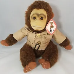He was made by the. Shalom Toy Co. Inc. in the late 70s. He includes his original khaki safari jacket. His cute little...