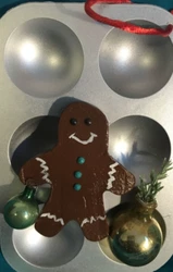 Christmas Gingerbread Man Tree Decor Holiday Tree or other Hanger Decoration