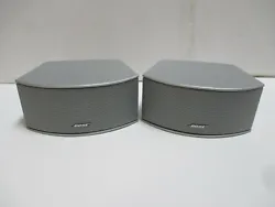 Pair Bose 321 Cinemate Series I II III GS GSX Gemstone Speakers silver. it is working condition. what you see in the...