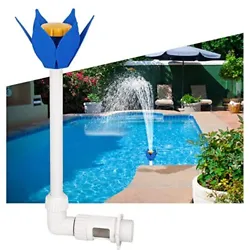 Nice Decor for Your Pool. Pool Fountain will create a small waterfall splash in your pool, circulate the water better...