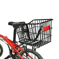 【Stylish And Stable】: bike Basket can be installed and taken down easily and conveniently, stable and not easy to...
