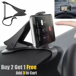 Fixed and stable base,smart design Curved base design fasten to most car dashboard With non-slip silicagel does not...