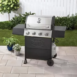 The 4 burner propane gas grill is the ideal grill for get-togethers and family gatherings. The 4-Burner Liquid Propane...