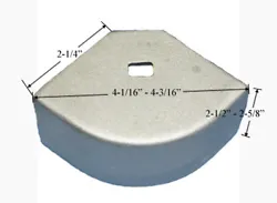 Can be used on other pontoon models. Aluminum Corner Cap Casting #216. New Aluminum Castings. Height: 2½