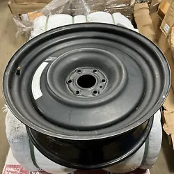 GM Transporting Wheel Black Steel Rim - 22 X 9 Bolt Pattern 6X5.5 WITH SENSOR. Condition is “Used”.Small...