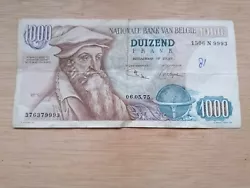 Billet 1000 francs Belges