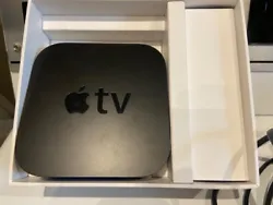 Apple TV 3rd Generation Model number A 1427 with Power Plug No Remote. Condition is 