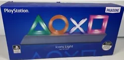 PlayStation Official Icons Light Collectible 3-Light Modes Desk Lamp Paladone.  BRAND NEW FACTORY SEALED   FREE SHIPPING