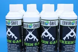 • ONLY for use with compressed gas airsoft guns. • Cases of 12 cans. Green Gas is • Made with...