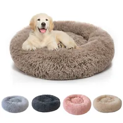 • Donut Round Design: Thicken raised circular rim suppots petd neck and head, creat a warm and love bed, which help...