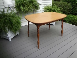 WITH LAMINATE TOP KITCHEN DINING ROOM RECTANGULAR ISLAND OR KITCHENETTE PUB TAVERN TABLE. ETHAN ALLEN. THEY WAY THINGS...