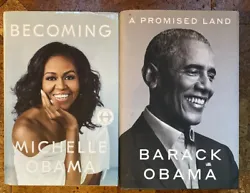 A Promised Land Barack Obama & Becoming Michelle Obama Book Bundle 1st Editions. Two inspiring books everyone should...