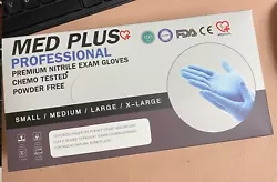 The Profestional series is also tested for safe use with chemotherapy drugs. 1000pcs gloves. (Powder Free).