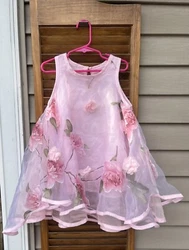 The dress features an adorable floral pattern with 3D flower accents, giving off a fairytale and fantasy vibe. Its...