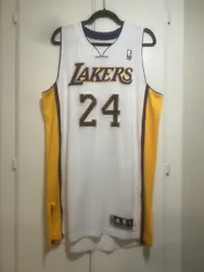 AUTHENTIC ADIDAS REV 30 KOBE BRYANT Jersey Los Angeles Lakers WHITE XL. Used. Wear on the numbers