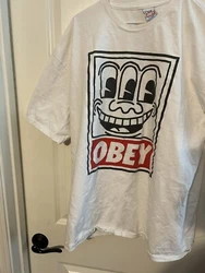 Vintage Obey Keith Haring Men’s Tshirt Sz XL. Condition is Pre-owned. Shipped with USPS Ground Advantage.
