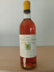 Château PIADA 1969 - BARSAC SAUTERNES - grand Vin De Bordeaux. Capsule et bouchon en bon état Belle étiquette Niveau...