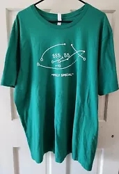 BARSTOOL SPORTS  MENS  TSHIRT  SIZE 3XL  PHILLY SPECIAL  PHILADELPHIA EAGLES GREEN WITH WHITE LOGO GREAT CONDITION