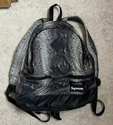 Authentic Supreme x The North Face Snakeskin Bag. Used but still in good condition.
