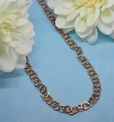 Rose gold overlay long necklace! Sterling with rose gold overlay.
